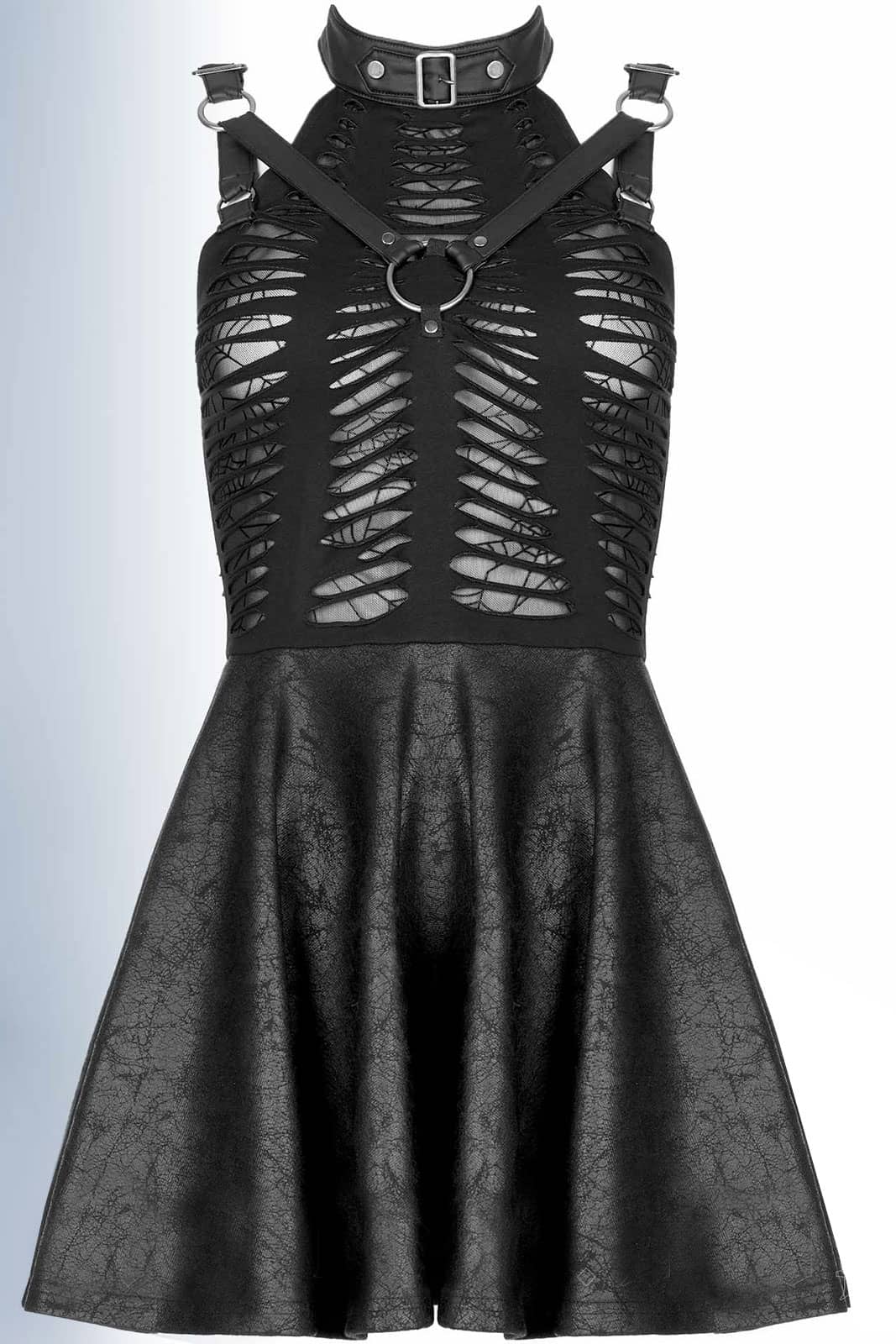 Punk Rave Dress Black Widow - Wonderland 13 Store